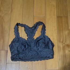Felina Charcoal Lace Bralette New Without Tags